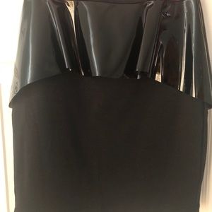 Girls Nasty Gal Pencil Skirt with Peplum Top.